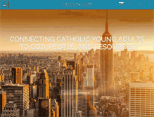 Tablet Screenshot of catholicnyc.com
